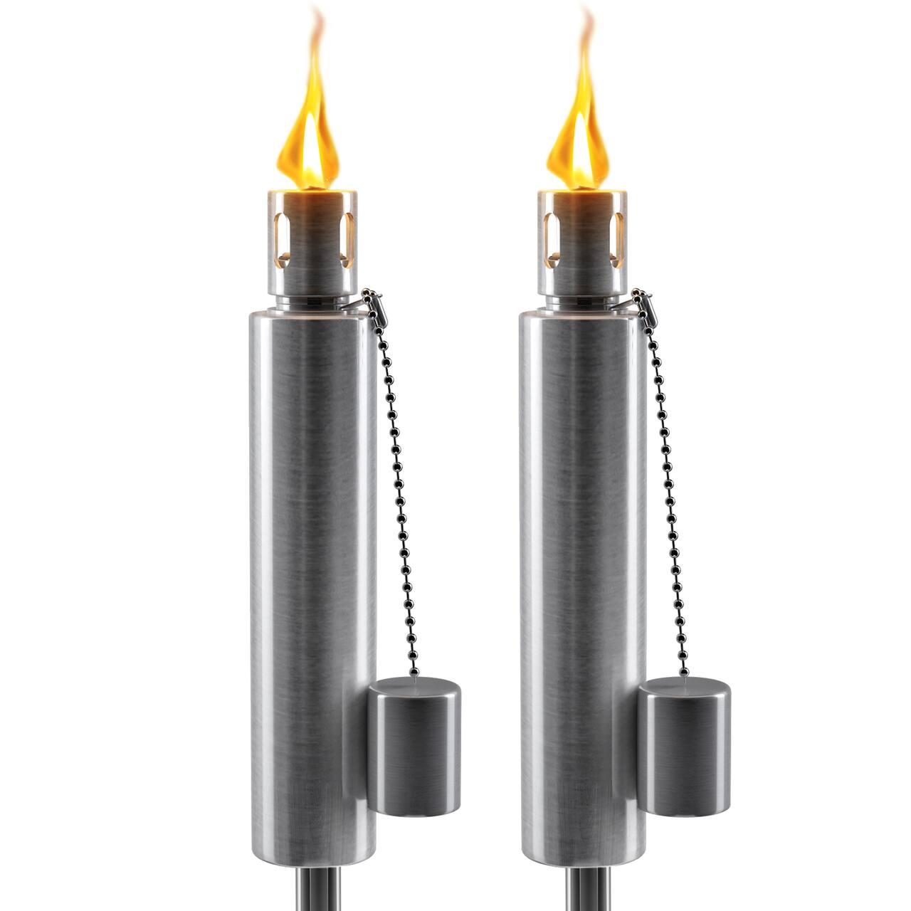 Sorbus 60" Matney Stainless Steel Outdoor Torches , 2ct.